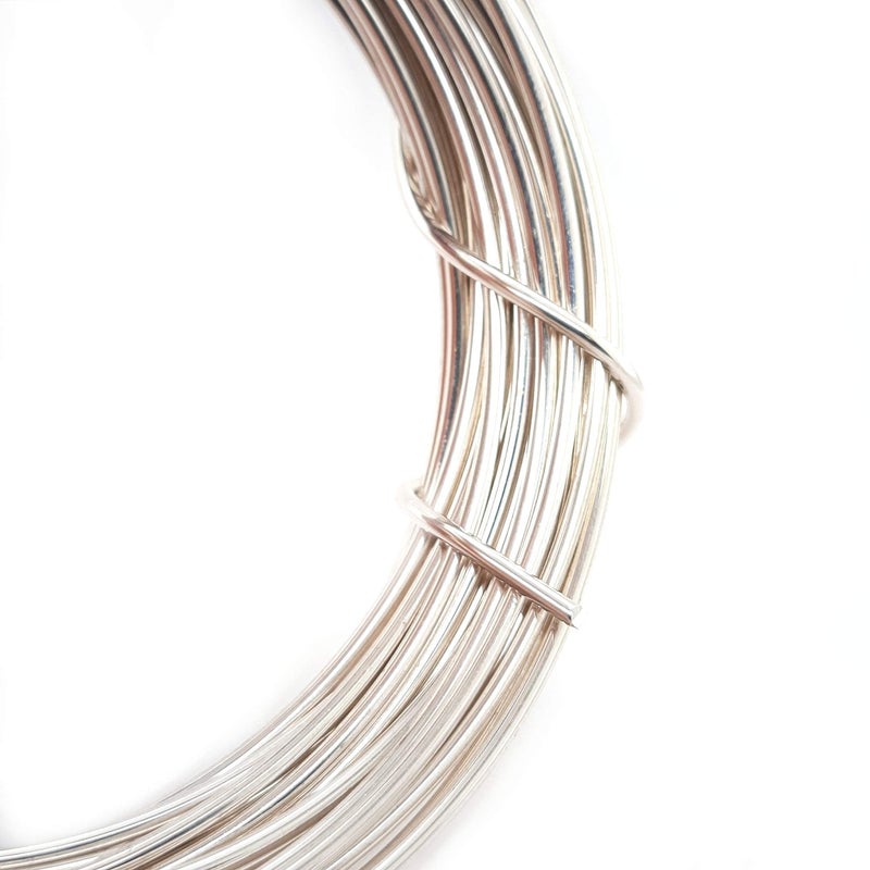 CRAFT WIRE 20 Gauge, 925 Sterling Silver Wire (Round) Dead Soft Made in USA - 5FT - Image 2